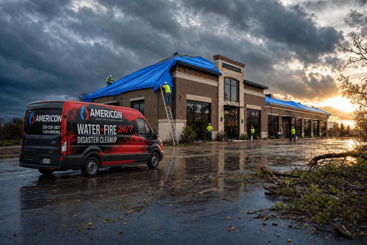 Commercial Storm Damage Restoration in Dallas–Fort Worth