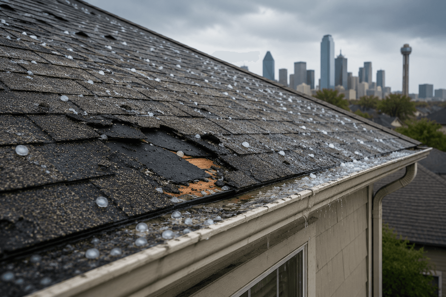 Roof Leak Repair After Hail: A Dallas–Fort Worth Homeowner's Guide