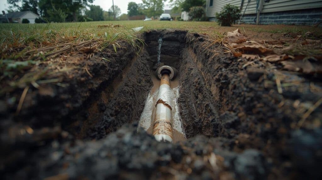 How To Tell if a Pipe Burst Underground