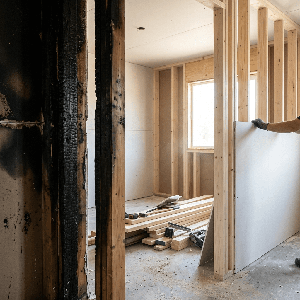 Americon Restoration offers full reconstruction after a fire, water or disaster cleanup.